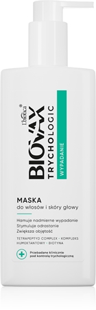 Biovax Trychologic Hair Loss maska pro podporu růstu vlasů a proti jejich vypadávání