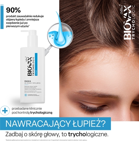 Biovax Trychologic Dandruff maseczka włosów i skóry głowy