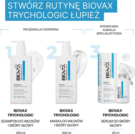 Biovax Trychologic Dandruff maseczka włosów i skóry głowy
