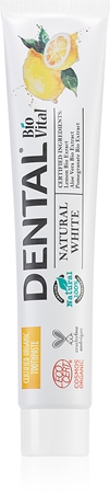 BioVital  Dental Natural White pasta de dientes natural con efecto blanqueador