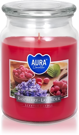 BISPOL Premium Line Raspberry -Lavender Duftkerze