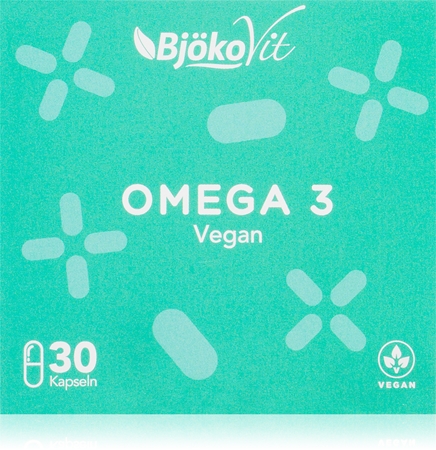 BjökoVit Omega 3 vegan Kapseln zur Unterstützung der Blutzirkulation und der kognitiven Funktionen