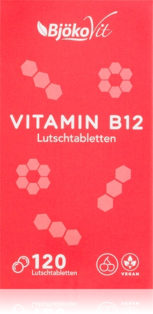 BjökoVit Vitamin B12 1000 µg Lutschtabletten zur Unterstützung des Energiestoffwechsels