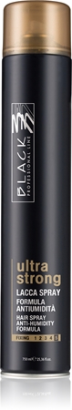 Black Professional Line Lacca Black Ultra Strong Hair Spray Haarspray mit extra starkem Halt für Volumen und Glanz