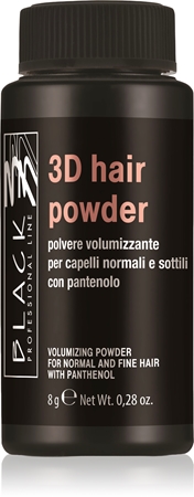 Black Professional Line 3D Hair Powder polvere per capelli volumizzante