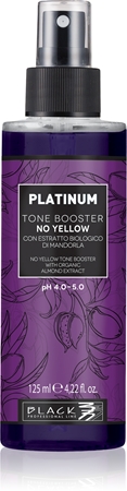 Black Professional Line Line Platinum Absolute No Yellow Booster Izsmidzināms līdzeklis (nav jāizskalo) dzelteno toņu neitralizēšanai