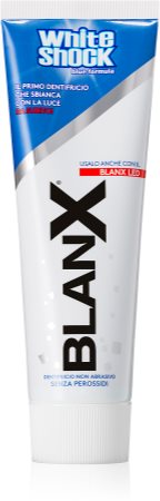 BlanX White Shock Instant dentifrice blanchissant pour un sourire brillant