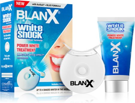 BlanX White Shock Power White pleegitamiskomplekt (hammastele)