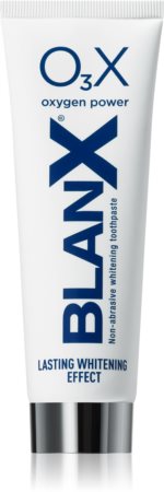 BlanX O3X Toothpaste dentifricio naturale per uno sbiancamento delicato e la protezione dello smalto