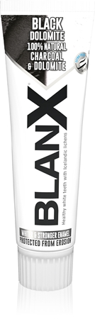 BlanX Black Dolomite Whitening Toothpaste with activated charcoal