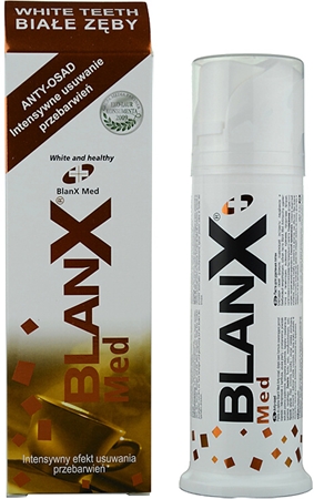 BlanX Med dentifrice blanchissant anti-taches aux micro-granules