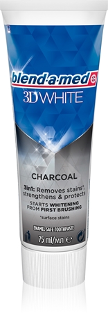 Blend-a-med 3D White Charcoal dentifricio sbiancante con carbone attivo