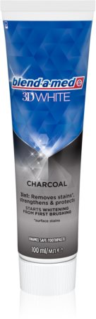 Blend-a-med 3D White Charcoal dentifrice blanchissant au charbon actif