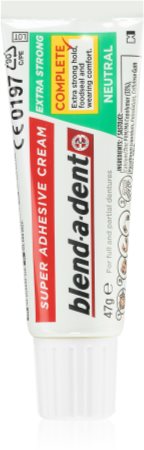 Blend-a-dent Extra Strong Neutral крем для фіксації зубних протезів