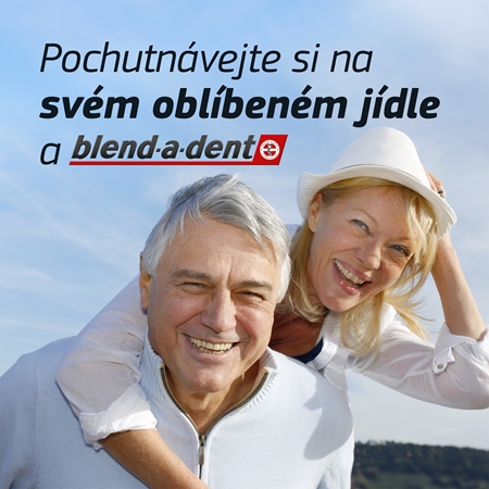 Blend-a-dent Ultimate Fresh fixační krém pro úplné a částečné zubní náhrady