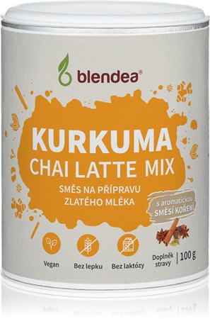 Blendea Kurkuma Chai Latte Mix prášok na prípravu nápoja
