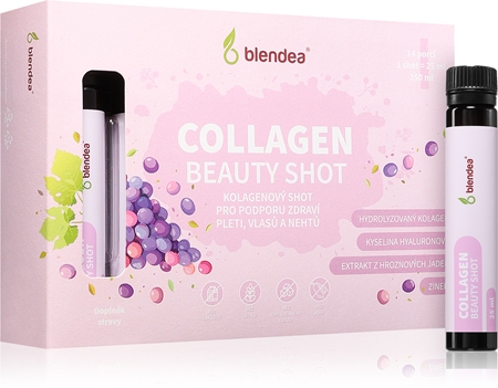 Blendea Collagen Beauty Shot ampule pro krásné vlasy, pleť a nehty