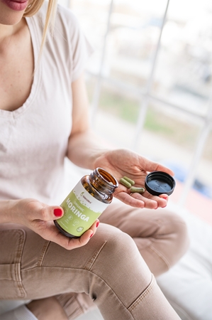 Blendea Organic Moringa BIO kapsle pro udržení normální hladiny cukru v krvi