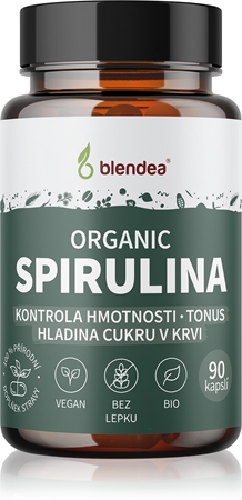 Blendea Organic Spirulina kapsuly na podporu detoxikácie organizmu