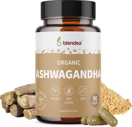 Blendea Organic Ashwagandha podpora psychické pohody