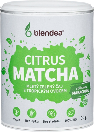 Blendea Citrus Matcha prášek na přípravu nápoje s matchou