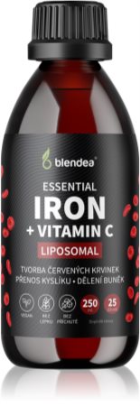 Blendea Iron + Vitamin C koncentrát pro normální tvorbu červených krvinek a hemoglobinu