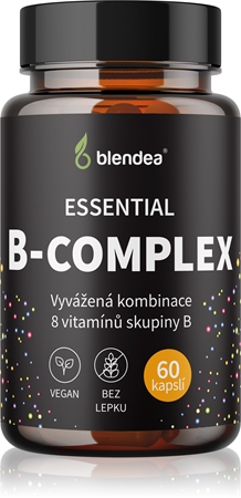 Blendea Essential B-Complex kapsle pro normální činnost nervové soustavy a krásnou pleť