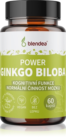 Blendea Power Ginkgo Biloba kapsuly na podporu pamäti a koncentrácie