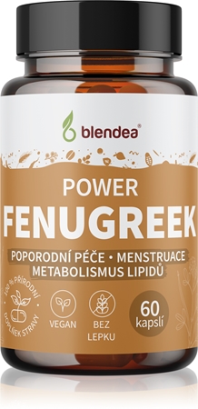 Blendea Power Fenugreek kapsle pro udržení normální hladiny cholesterolu