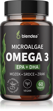 Blendea Microalgae Omega 3 EPA + DHA kapsuly pre normálnu činnosť srdca a mozgu