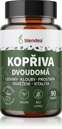 Blendea Kopřiva dvoudomá kapsuly pre normálnu činnosť kardiovaskulárneho systému