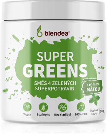 Blendea Supergreens prášek na přípravu nápoje pro detoxikaci