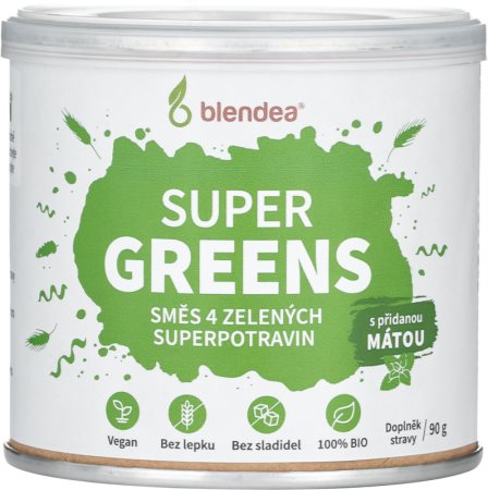 Blendea Supergreens prášek na přípravu nápoje pro detoxikaci