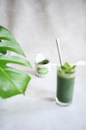 Blendea Supergreens prášek na přípravu nápoje pro detoxikaci