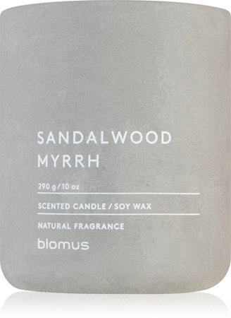 Blomus Fraga Sandalwood Myrrh bougie parfumée