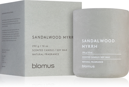 Blomus Fraga Sandalwood Myrrh bougie parfumée