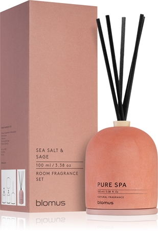 Blomus Fraga Sea Salt & Sag aroma diffuser with refill