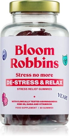 Bloom Robbins STRESS no more žvýkací kostičky z bylin