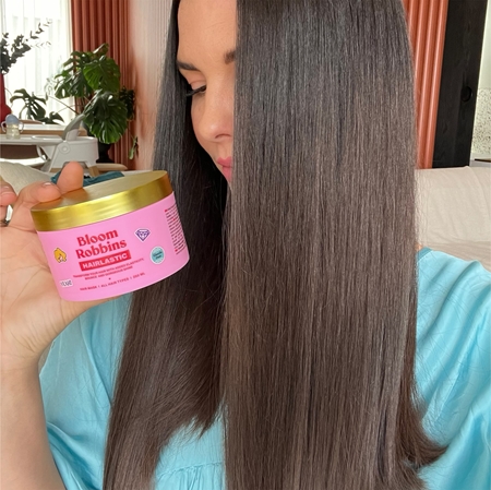 Bloom Robbins Hairlastic regenerierende und feuchtigkeitspendende Maske für die Haare