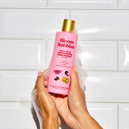 Bloom Robbins Growth & Nourish champô para cabelo saudável e bonito