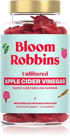 Bloom Robbins Energy & Metabolism Gummies Apple Cider Vinegar Weichkapseln zum Kauen zur Verdauungsförderung