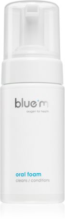 Blue M Oxygen for Health Schaum zur Mundhygiene 2 in 1 zum Reinigen von Zähnen und Zahnfleisch ohne Zahnbürste und Wasser