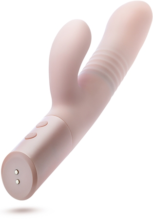 Blush Fraya vibrator with clitoral stimulator