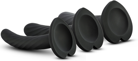 Blush Temptasia Twist Kit Set of Three set of anal plugs black