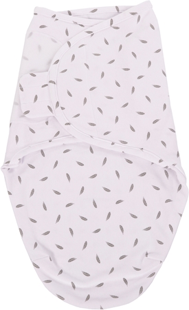 Bo Jungle B-Wrap Small Grey Feathers odeja za povijanje