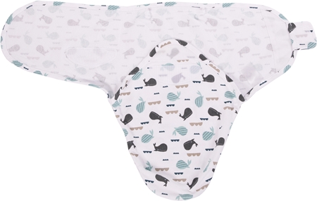 Bo Jungle B-Wrap Small Ocean Whales becik