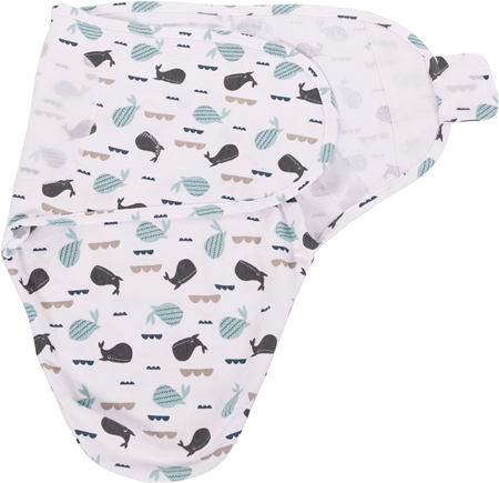 Bo Jungle B-Wrap Small Ocean Whales becik