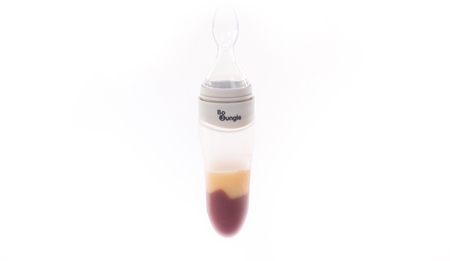 Bo Jungle B-Food Dispenser Silicone lžička s dávkovačem a krytem