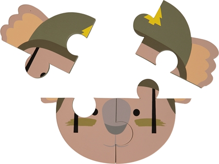 Bo Jungle B-Animal puzzle