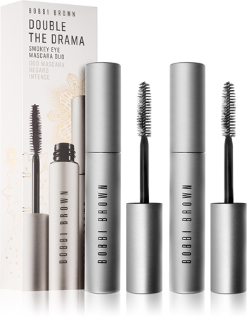 Bobbi Brown Double the Drama Smokey Eye Mascara Duo Gift Set (for Eyelashes)